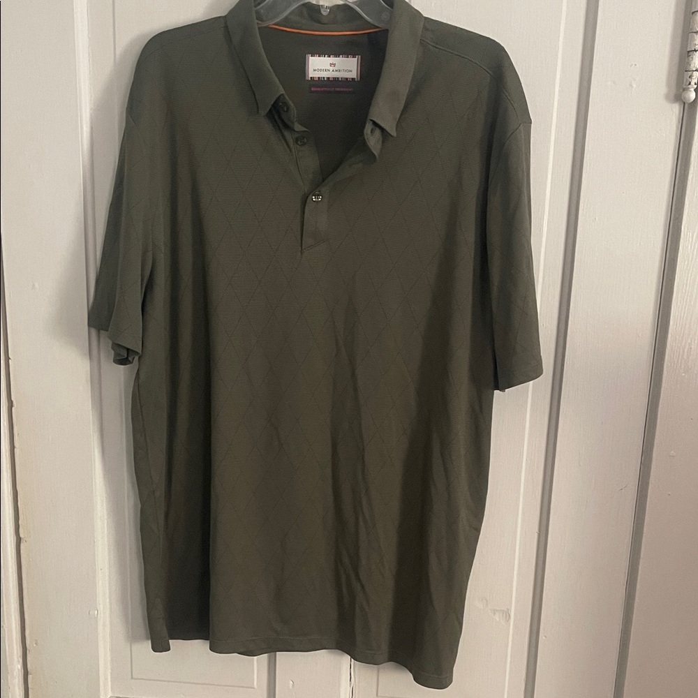 Olive Green Polo Shirt for Men